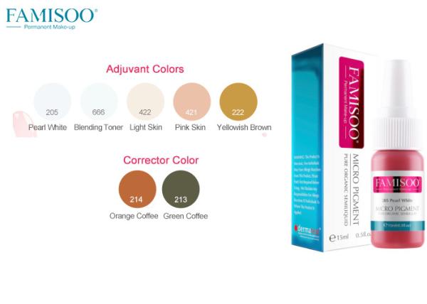 Corrector Adjuvant Permanent Makeup Pigments For Lips / Eyebrow / Eyeliner /