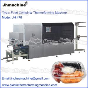 China Food Container theromoforming machine, Automatic within cutting and stacking device factory