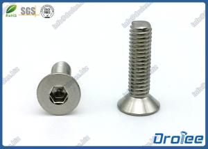 China M4 x 22mm DIN 7991 Stainless Steel 316 Flat Socket Head Cap Screw factory
