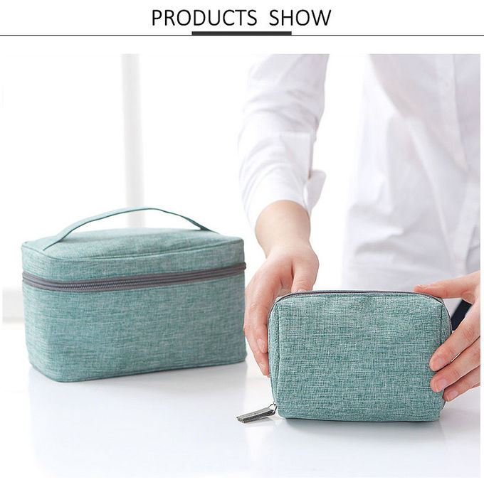 Multifunctional Polyester Cylinder Bucket Makeup Bag Case