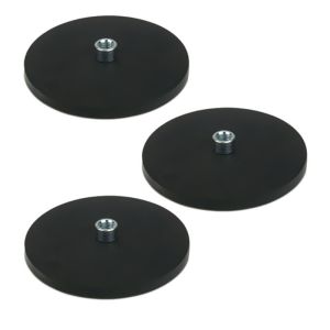 Neodymium Rubber Coated Mounting Magnets ODM For Industrial Use