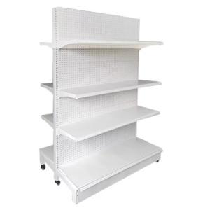 China Supermarket shelf gondola double-sided shelf, fashionable and convenient shelf factory