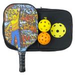 Fiberglass Pickle Ball Paddle Custom Logo Hard EVA Pickleball Equipment