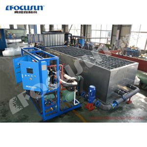 Long Service Life Block Ice Maker with Brine System and Ice Crusher 5000 kilos