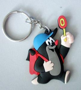 China Key Cover Soft PVC Customized Key Chains / Rubber Keychain for Decoration or Souvenir factory