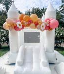 Wedding Pastel Pink Inflatable Bouncy Jump Castle Ball Pit Mini White Bounce