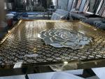 Custom Lightweight Room Divider Screen 4 Panels Laser Cut Decorative