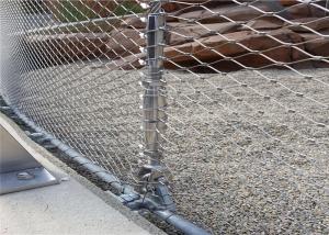 China Animal Diamond Wire Mesh Fencing , Flexible Stainless Steel Tiger Wire Mesh factory