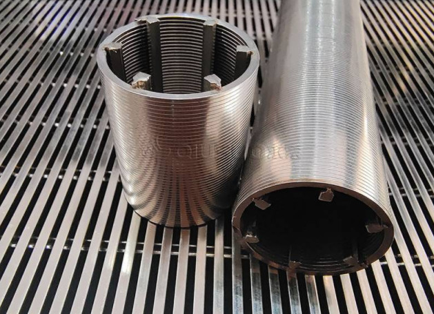 Corrosion Resistance Welded Wedge Wire Screen High Temperature Silver