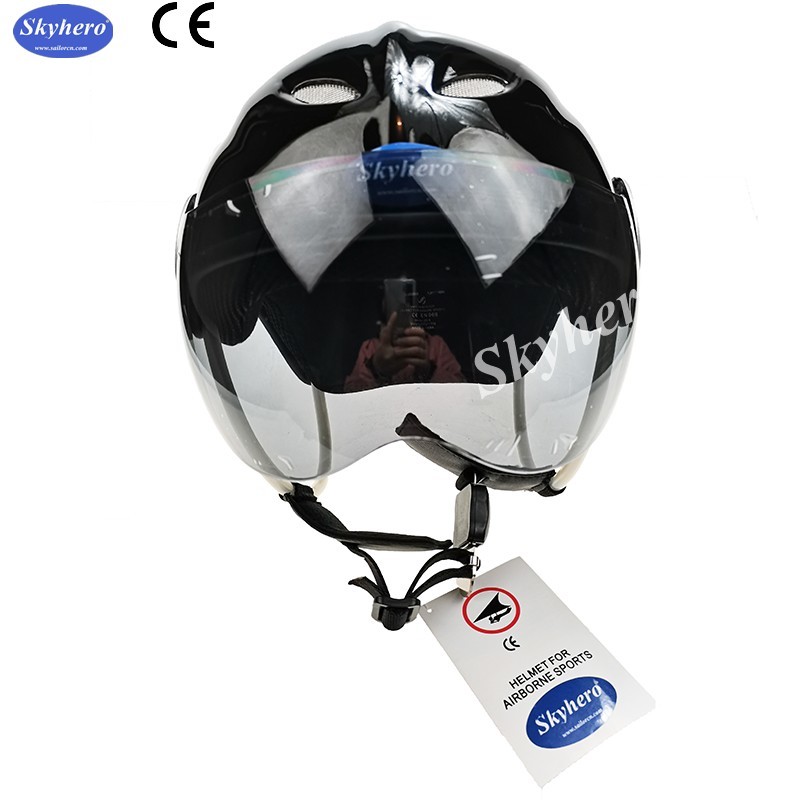EN 966 standard Powered Paragliding helmet GD-G01Noise cancel paramotor helmet color red black white blue paramotor