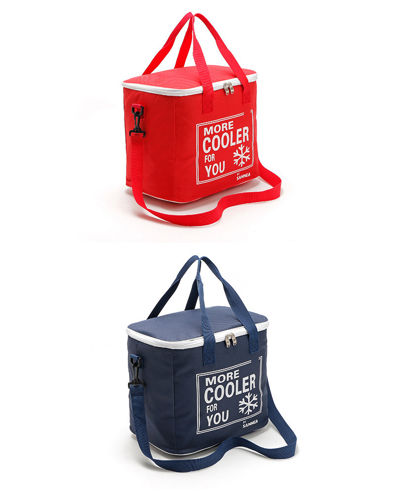 L33cm Multipocket Oxford Insulated Lunch Cooler Bags