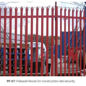 China W Section D Section Steel Metal Palisade Fencing Panels 60*60mm factory