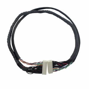 China 2R12P*2 P2.0 460mm Custom Wiring Harness Display Chassis Lines HY2.0-2x12PIN 050 factory