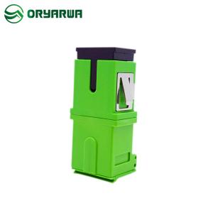 China Welded Housing SC Simplex Optical Fiber Adaptor Flangeless Ourter Shutter factory