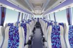 Zhongtong 12m Long Distance Luxury Coach Bus 100km/H LCK6125HQ5A1