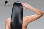Tangle-Free 14 Inch 6A Remy Hair Steam Straight Crochet Braids With Human Hair