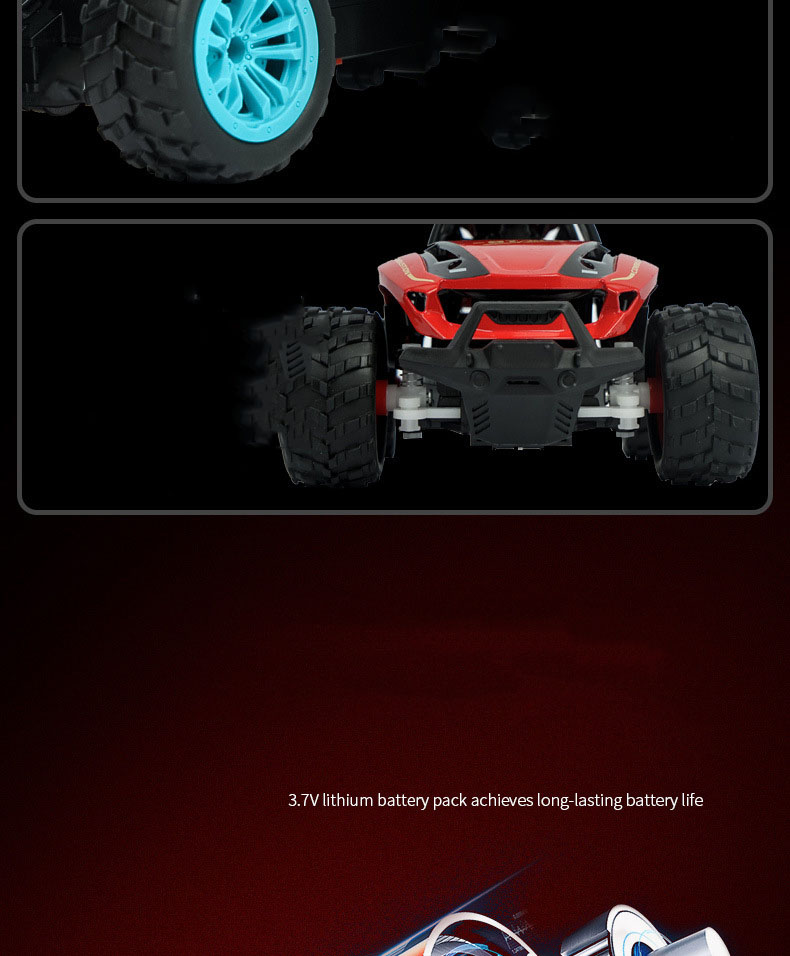 Boys' Birthday Gift 2.4G Remote Control High Speed Vehicle with Strong Power and Fun