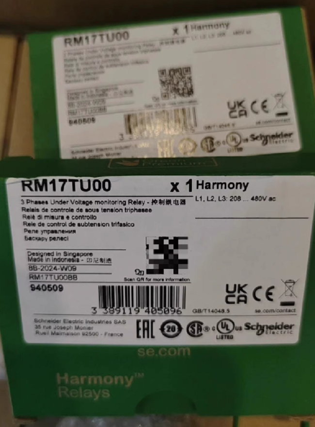Schneider Electric RM17TU00 Harmony Modular Multifunctional Three Phase Power