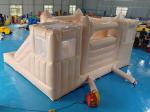 Tarpaulin Inflatable Wedding Bounce House Pink Inflatable Event Bouncer With