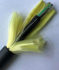 China Loose Tube Stranded 24 Core Overhead 100 Spam ADSS Fiber Optic Cable factory