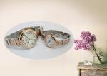 Day & Date Stainless Steel Watches for Couple , Business Classic steel bracelet