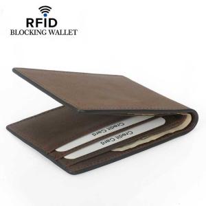China Black Coffee Credit Card Bank Cardholder with RFID Blocking and Crazy Horse Leather factory