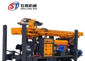 China Flexible Diesel 350 Meters Borehole Drilling Rig Hydraulic Controlled factory