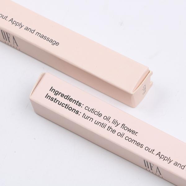 Folding Custom Lip Gloss Packaging Full Color Artpaper Folders