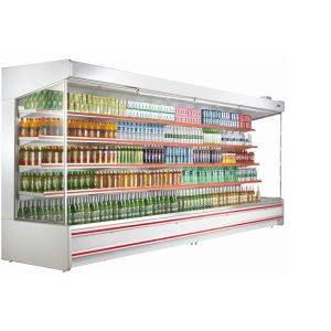 Single Temperature Commercial Open Chiller Multideck Refrigerated Display