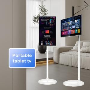 China Qtenboard 27 32 Inch Portable Smart TV Touch Screen Smart TV Android 13 Rechargeable Portable TV Tablet factory
