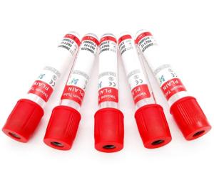 China PET Glass Plain Vacutainer Without Additives 3ml-10ml FDA510K CE ISO factory