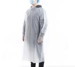 Waterproof Disposable Nonwoven CPE Apron Gowns With thumb Loop CPE gown