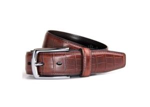 China Smooth Stitching Men Casual Leather Belt factory