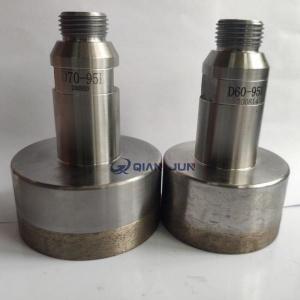 China High Quality Sintered Drilling Tool Core Diamond Drill Bits 70 mm Thread Shank Diamond factory