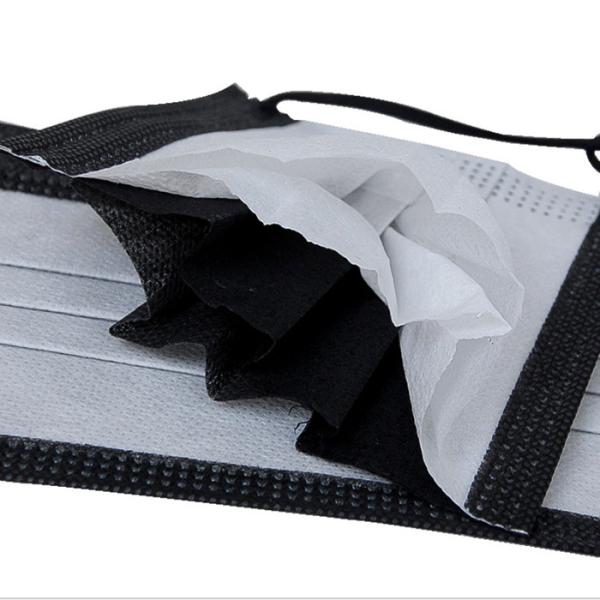 4 Ply Activated Disposable Carbon Filter Face Mask / Dustproof Disposable Face