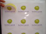 Emobossing Custom Printed Sticker Labels 300dp High Definition Image