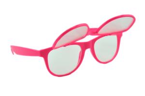 China Pink 3D Fireworks Glasses For Kids factory
