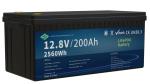 Hertz 12200 12.8V 200Ah LiFePO4 Battery Pack, IP65, >6000 Cycles, Bluetooth