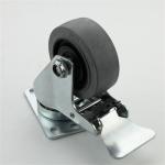 Workshop Conductive ESD Caster Wheels 125KG Capacity 4 Inch Swivel Brake