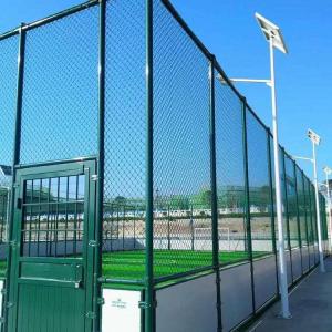 China Garden Diamond Chain Link Fence 3-4mm Diameter Mesh factory