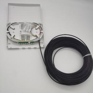 China 6Cores LC/APC Pre-Connectorized Optical Distribution Box 6Fibers Wall Outlet PTO Box factory