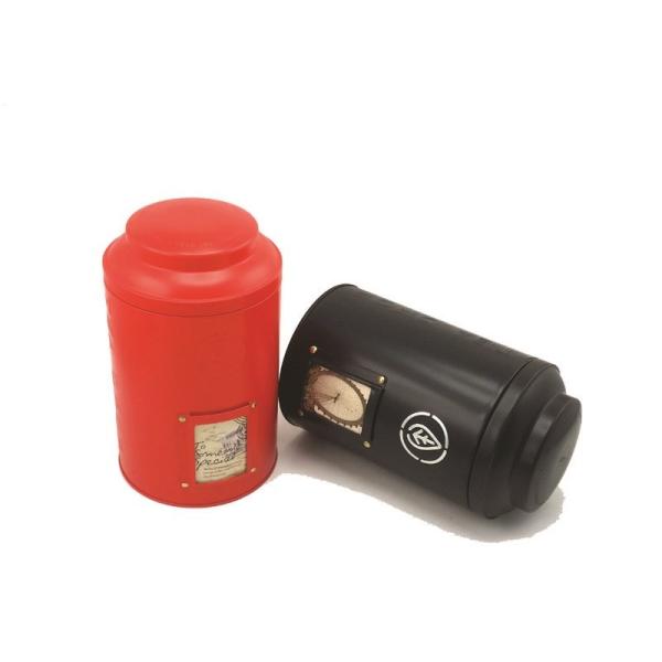 China round tea tin with cardholder factory