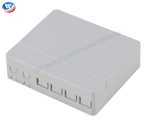 China 4 Port FTTH Distribution Box Desktop Underground Fiber Optic Junction Box factory