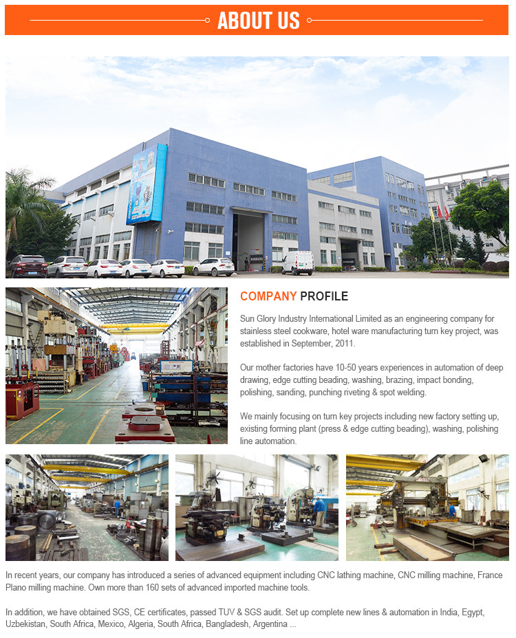 Automatic Cookware Production Line Servo Motor Stainless Steel Pot Making Machine Pressure Cooker Production Line