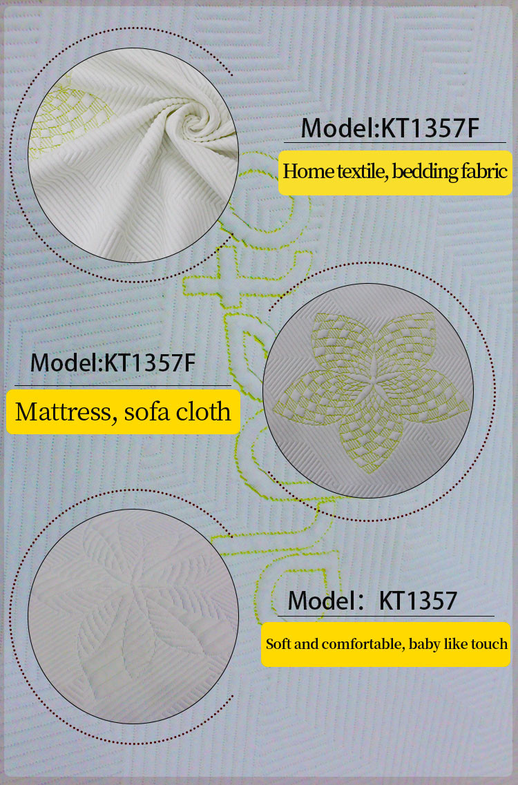 Polyester Knitted Jacquard home fabric for Mattress Fabric-Knitted Fabric
