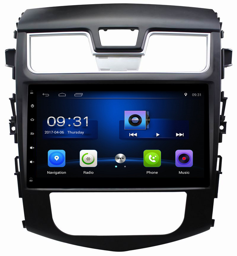 Ouchuangbo car audio 4 Core CPU gps navi for Dongfeng Joyear S500 support SWC BT dual zone android 8.1