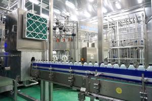 China 5 In 1 SS Aseptic Bottle Filler For High End Aerated Juice factory