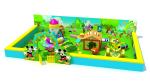 Without Galvanized Steel Pole Toddler Indoor Play Equipment KP190920 Green Color