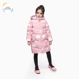 China Warmest Pink Kids 4T New White Duck Down Jackets Designer Girls Insulated Winter Coats factory