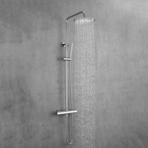 China OEM 3 Function Brushed Stainless Shower Faucet For Bathroom factory